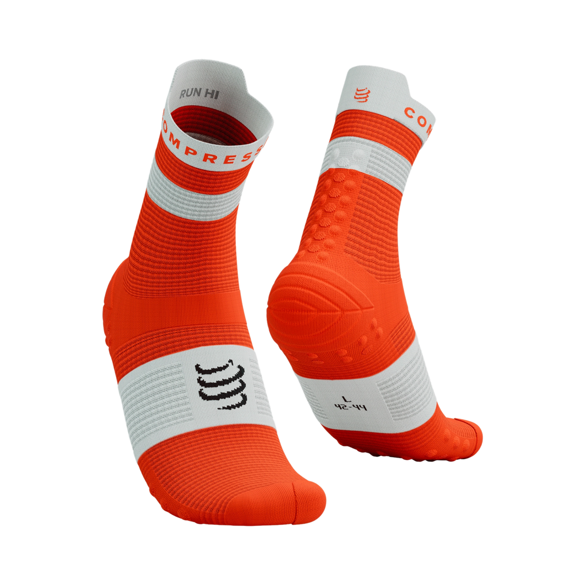Compressport Pro Racing Run Tigerlily/White #Color_Tigerlily/White