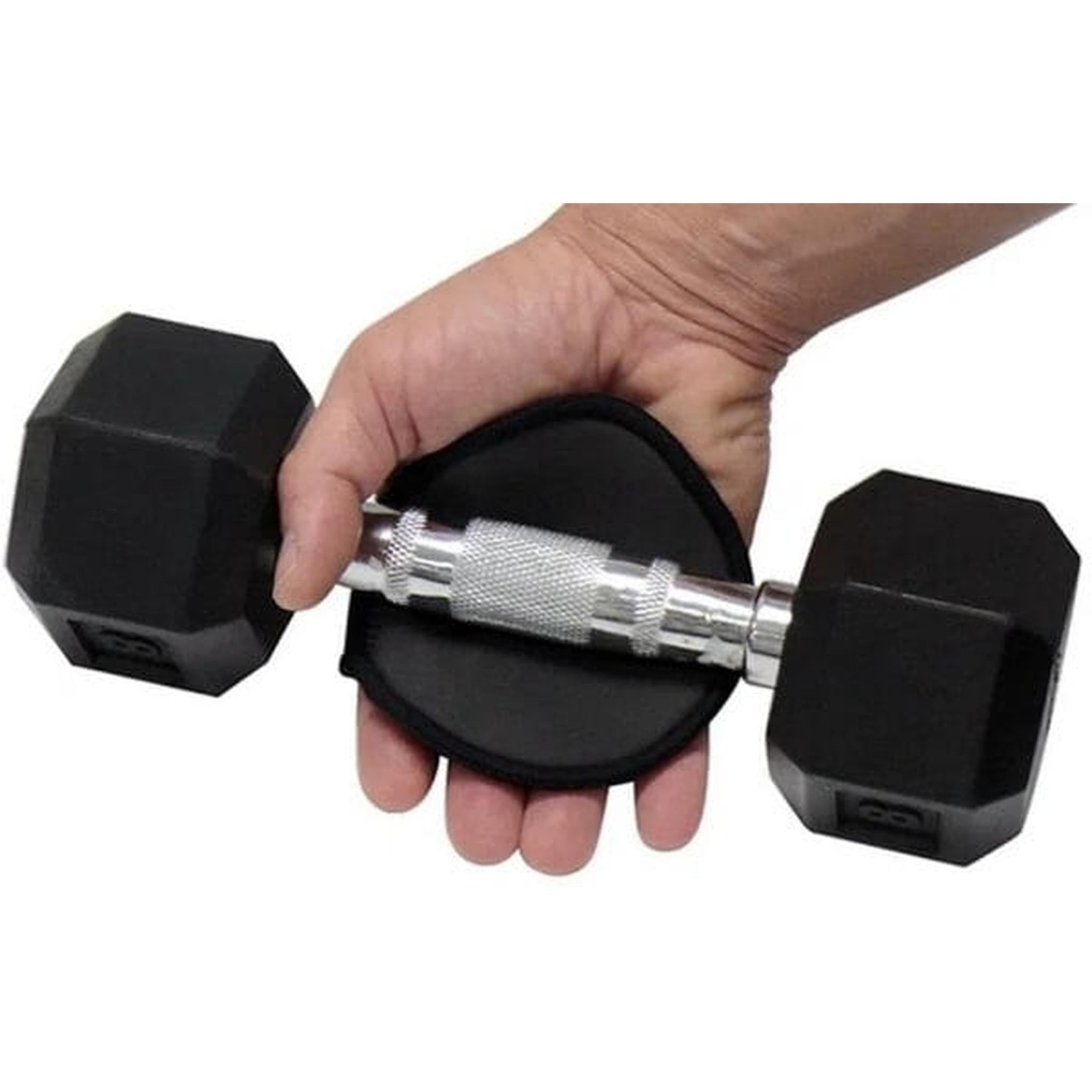 PROTECTORES DE PALMAS PARA PESAS NEGRO GUANTES EVERLAST 