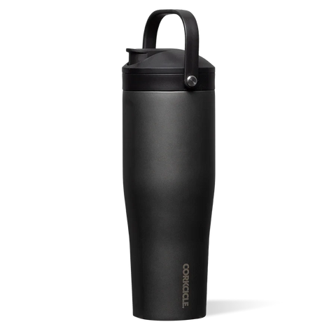 PROTEIN SHAKER - 30 OZ BLACK SLATE VASO CORKCICLE 