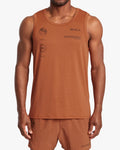 RVCA RUNNER TANK TOP T-SHIRT RVCA 