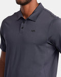 RVCA SPORT VENT TECHNICAL POLO SHIRT T-SHIRT RVCA 