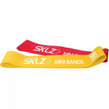 SKLZ Mini bandas de resistencia para entrenamiento y ejercicio de fuerza, paquete de 2 - Rojo/Amarillo Minibandas EVERLAST 