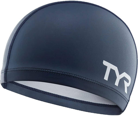 SWIM CAP SILICONE CONFORT NAVY TYR 