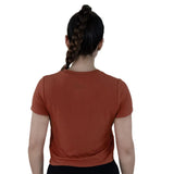 TSHIRT FEM BA/SPX EVERLAST RIBBED ORANGE T-SHIRT EVERLAST 