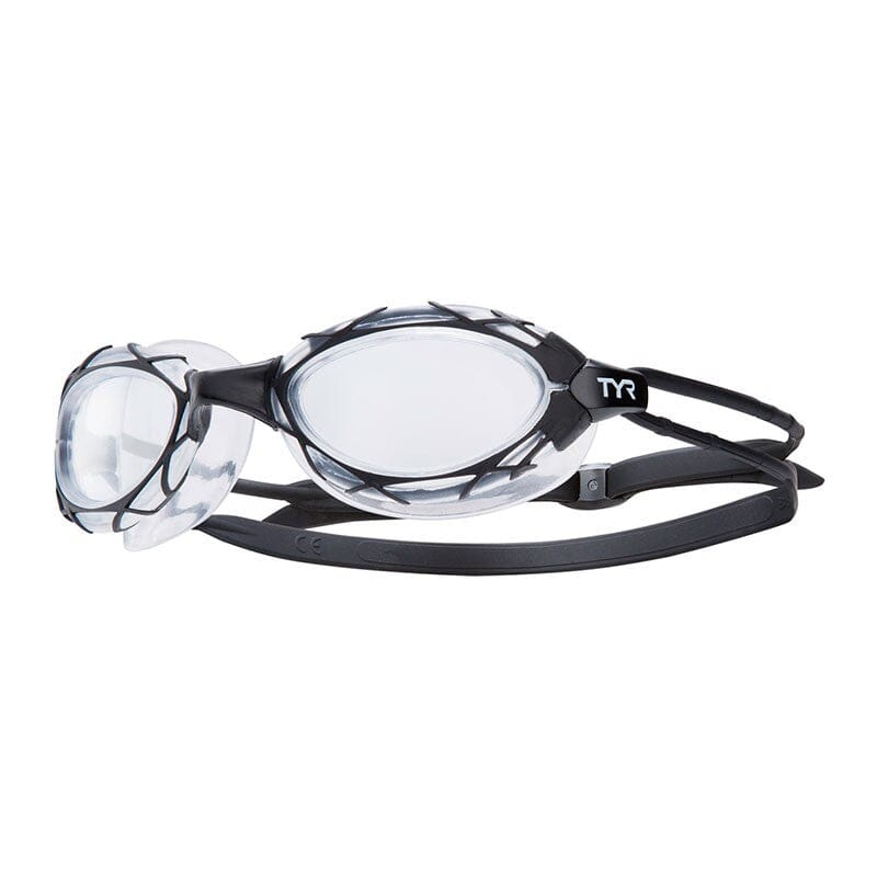 TYR BLACK/CLEAR NEST PRO GOGGLE LENTES DE NATACIÓN TYR 