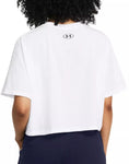 UA BOXY CUT MUJER WHITE T-SHIRT W UNDER ARMOUR 