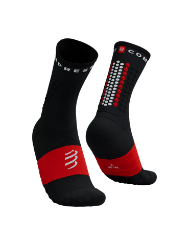 Ultra Trail Socks V2.0 - Black/Red Medias COMPRESSPORT 