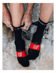 Ultra Trail Socks V2.0 - Black/Red Medias COMPRESSPORT 