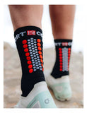 Ultra Trail Socks V2.0 - Black/Red Medias COMPRESSPORT 