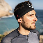 Compressport Unisex On/Off Headband - Black VISERA Compressport 