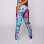 POP PATCHWORK LEGGING leggins PSD 