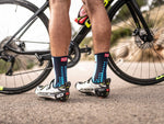 PRO RACING SOCKS V3.0 BIKE ICE BLUE Medias Compressport 