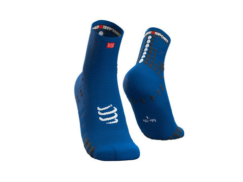 Calcetines Compressport Pro Racing Socks v3.0 Trail azul verde lima