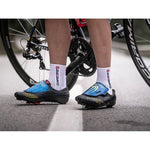 PRO RACING SOCKS V3.0 RUN ULTRALIGHT RUN HIGH WHITE Medias Compressport 