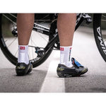 PRO RACING SOCKS V3.0 RUN ULTRALIGHT RUN HIGH WHITE Medias Compressport 