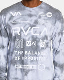 RVCA ALL BRAND LONG SLEEVE WORKOUT SHIRT T-SHIRT RVCA 