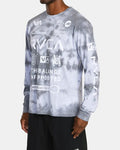 RVCA ALL BRAND LONG SLEEVE WORKOUT SHIRT T-SHIRT RVCA 