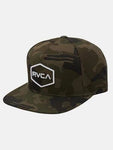 RVCA Collection Commonwealth Snapback Hat VISERA RVCA 