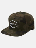 RVCA Collection Commonwealth Snapback Hat VISERA RVCA 