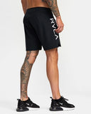 RVCA GRAPPLER ELASTIC WALKSHORTS 17 SHORT RVCA 