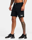 RVCA GRAPPLER ELASTIC WALKSHORTS 17 SHORT RVCA 