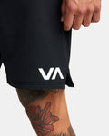 RVCA GRAPPLER ELASTIC WALKSHORTS 17 SHORT RVCA 