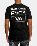 RVCA Penn Just Aloha Tee Black HOMBRE T-SHIRT RVCA 