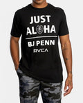 RVCA Penn Just Aloha Tee Black HOMBRE T-SHIRT RVCA 