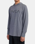 RVCA SURF PRINT RASHGUARD HOODIE OUTWEAR RUCA 