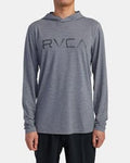 RVCA SURF PRINT RASHGUARD HOODIE OUTWEAR RUCA 