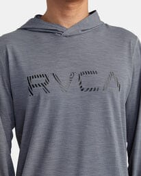 RVCA SURF PRINT RASHGUARD HOODIE OUTWEAR RUCA 