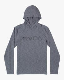 RVCA SURF PRINT RASHGUARD HOODIE OUTWEAR RUCA 