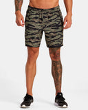 RVCA Yogger Stretch Elastic Waist Shorts 17" HOMBRE SHORT RVCA 