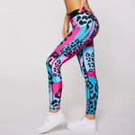 SCATTERED CHEETAH POP LEGGING leggins PSD 