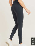 Side Pocket BLACK Workout Leggings leggins MONO B 