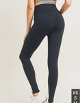 Side Pocket BLACK Workout Leggings leggins MONO B 