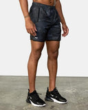 YOGGER IV ATHLETIC SHORTS 17" CAMO/BLACKGREY Short RVCA 