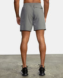 YOGGER IV ATHLETIC SHORTS 17" LIGHTGREY V2091YGR-SMK Short RVCA 